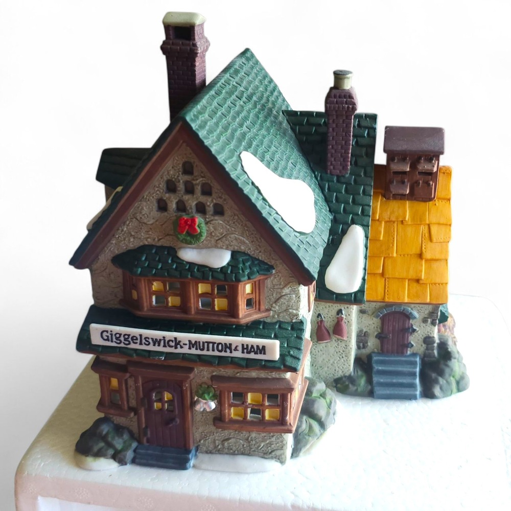 Dept 56 Dickens Village Giggelswick Mutton & Ham #58220 Lighted House